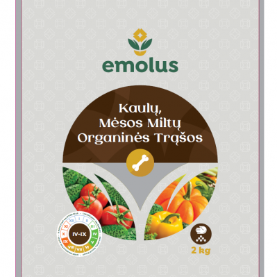 Kaulų miltai organinė trąša, 2 kg